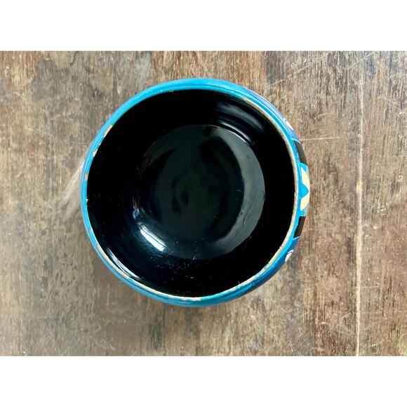 Vintage 1950's Hand Painted Japanese Lacquer Ware Bowl | Mid Century - Picture 6 of 7